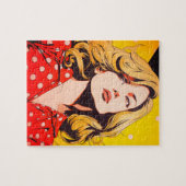 Meisje Gepersonaliseerde Foto Unieke Comic Legpuzzel (Horizontaal)