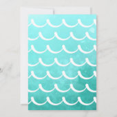 Meisje Gevist 1e Verjaardag Kaart (Achterkant)