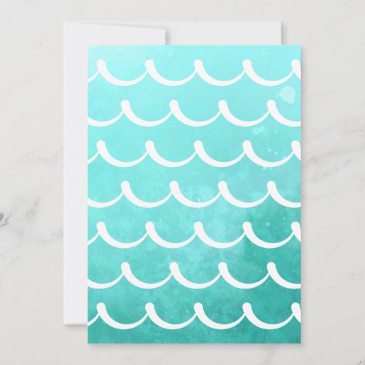 Meisje Gevist 1e Verjaardag Kaart (Achterkant)