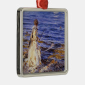 Meisje Gevist door John Singer Sargent Metalen Ornament (Rechts)