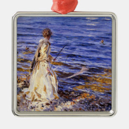 Meisje Gevist door John Singer Sargent Metalen Ornament