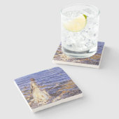 Meisje Gevist door John Singer Sargent Stenen Onderzetter (Zijkant)