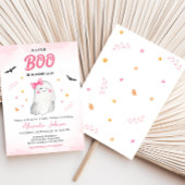 Meisje Ghost Halloween Baby shower Kaart