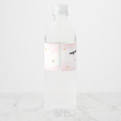 Meisje Ghost Halloween Baby shower Waterfles Etiket (Achterkant)