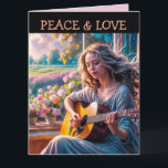 MEISJE GITAAR VERJAARDAG WENSKAART VOOR HAAR KAART<br><div class="desc">MEISJE SPEELT GITAAR VERJAARDAG WENSKAART</div>