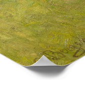 Meisje glimlachen op een zwaai ( kindertijd) poster (Hoek)