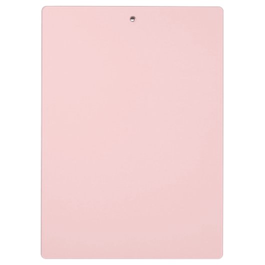 Meisje Glitter Blush Pink Simple Monogram Naam Klembord (Achterkant)