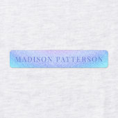 Meisje Glitter Chic Modern Persoonlijke naam Labels (Design 1)