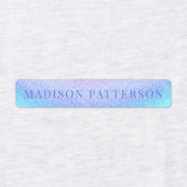 Meisje Glitter Chic Modern Persoonlijke naam Labels (Design 2)