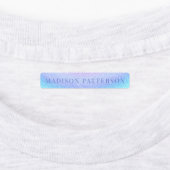 Meisje Glitter Chic Modern Persoonlijke naam Labels (Aangebracht)