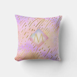  meisje Glitter Pink Gold Animal Print Glam Kussen