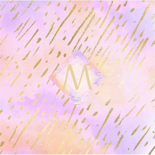  meisje Glitter Pink Gold Animal Print Glam Sticker (Voorkant)