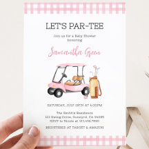 Meisje Golf Baby Shower