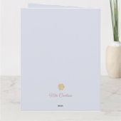 Meisje Goud Roze Ballerina Prinses 1e Verjaardag Kaart (Achterkant)