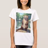 Meisje grappig tshert t-shirt (Voorkant)