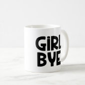 Meisje, grappige mug koffiemok (Voorkant rechts)