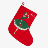  meisje grote kerstsok (Voorkant (Hangend))
