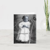  meisje, Halloween Kaart (Voorkant)