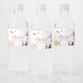 Meisje Halloween Little Boo Baby shower Waterfles Etiket (Flessen)
