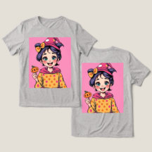 Meisje Halloween Triblend T-shirt