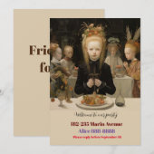  Meisje Halloween Verjaardag Kaart (Voorkant / Achterkant)