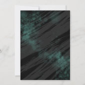 Meisje Halloween verjaardagsfeestje uitnodiging (Achterkant)