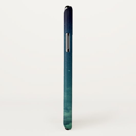  meisje halve maan gotisch blauw wit Case-Mate iPhone case (Achterkant / rechts)