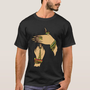 Meisje Hands Desi Bollywood Sarcastisch Hindi Punj T-shirt