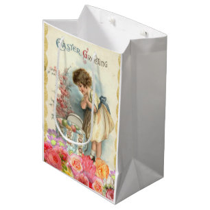 meisje Happy Paaseieren Medium Cadeauzakje