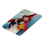  meisje heks magneet (Linkerzijde)