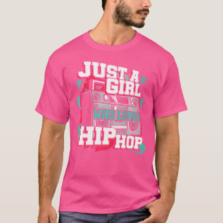 Meisje Hip Hop Muziek Hip Hop Dans T-shirt