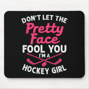 Meisje Hockey Gift Voor Vrouwen Kinder IJshockey S Muismat