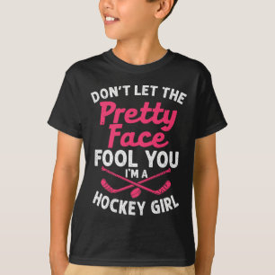 Meisje Hockey Gift Voor Vrouwen Kinder IJshockey S T-shirt