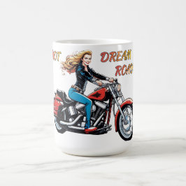 Meisje Hot Dream Roads Koffiemok