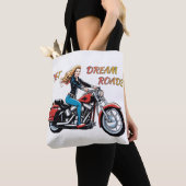 Meisje Hot Dream Roads Tote Bag (Dichtbij)