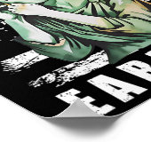 Meisje Houd Mijn Oorbellen Standbeeld Subtiel Weer Poster (Hoek)