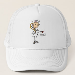 Meisje I de T-shirts en de Giften van het Tennis v Trucker Pet
