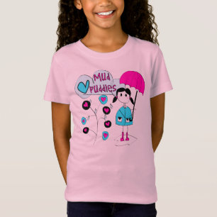 Meisje I de Vulklei van de Modder van de Liefde T-shirt