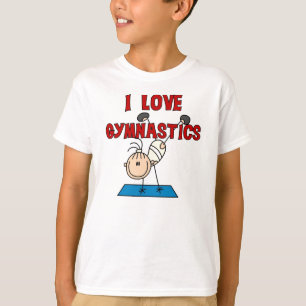 Meisje I Love Gymnastics T-shirt