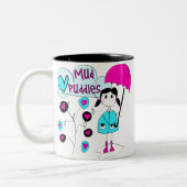 Meisje I Love Mud Puddles Tweekleurige Koffiemok (Links)