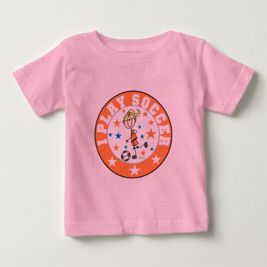 Meisje I Play Soccer T-shirts en cadeautjes (Voorkant)