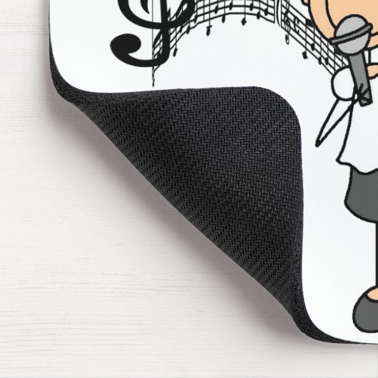 Meisje I Sing Mousepad Muismat (Hoek)