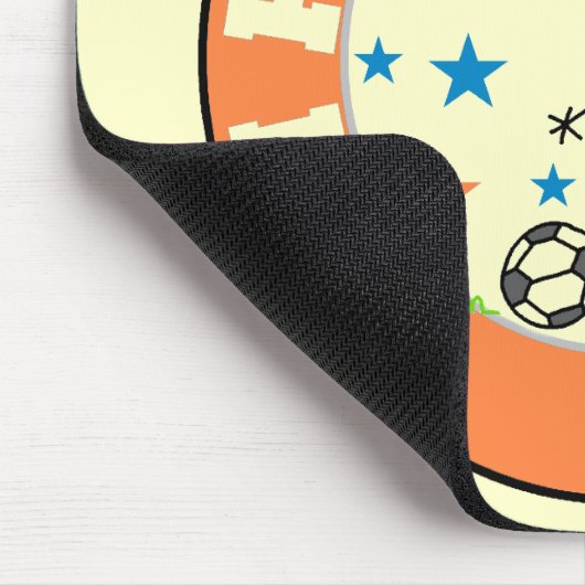 Meisje I Speel Soccer Mousepad Muismat (Hoek)