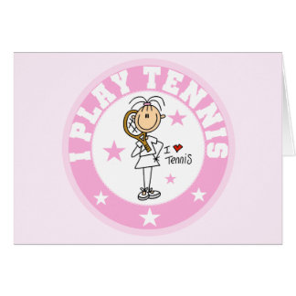 Meisje I Speel Tennis Tshirts en cadeaus