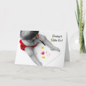 Meisje I van de papa houdt van u Papa met Rood Kaart (Voorkant)