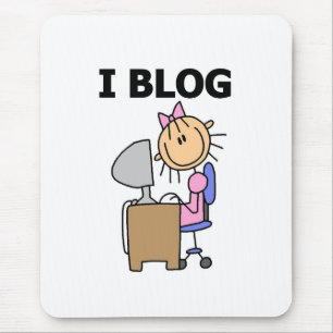 Meisje ik blog  muismat