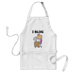 Meisje ik blog standaard schort
