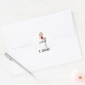 Meisje Ik Duik Sticker (Envelop)
