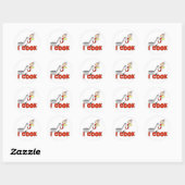 Meisje Ik Kook Sticker (Vel)