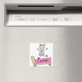 Meisje Ik Sprong Magneet (Insitu (Vaatwasser))